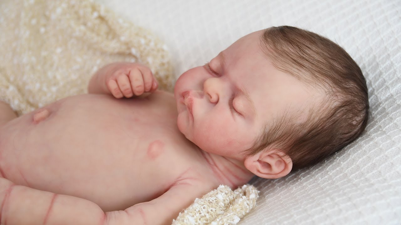 Силиконовый реборн для сна в полный рост Baby Rosy