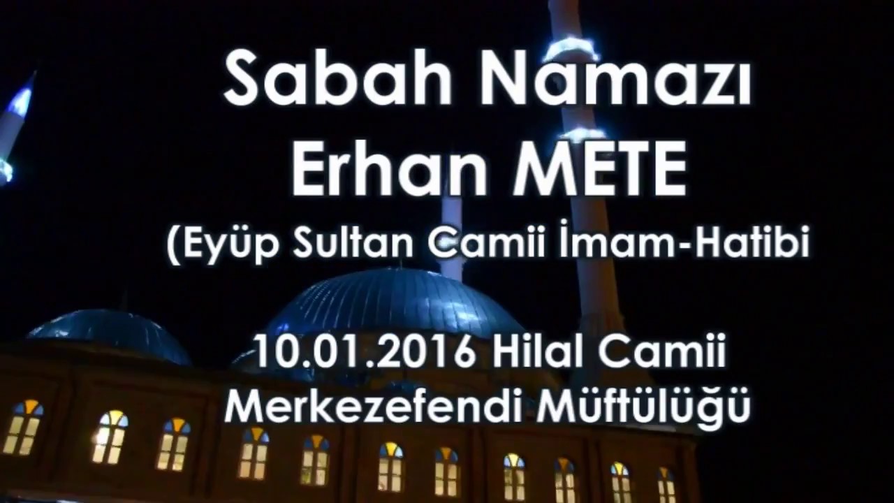 Merkezefendi Muftulugu 10.01.2016 Sabah Namaz Bulusmas 1. Bölüm