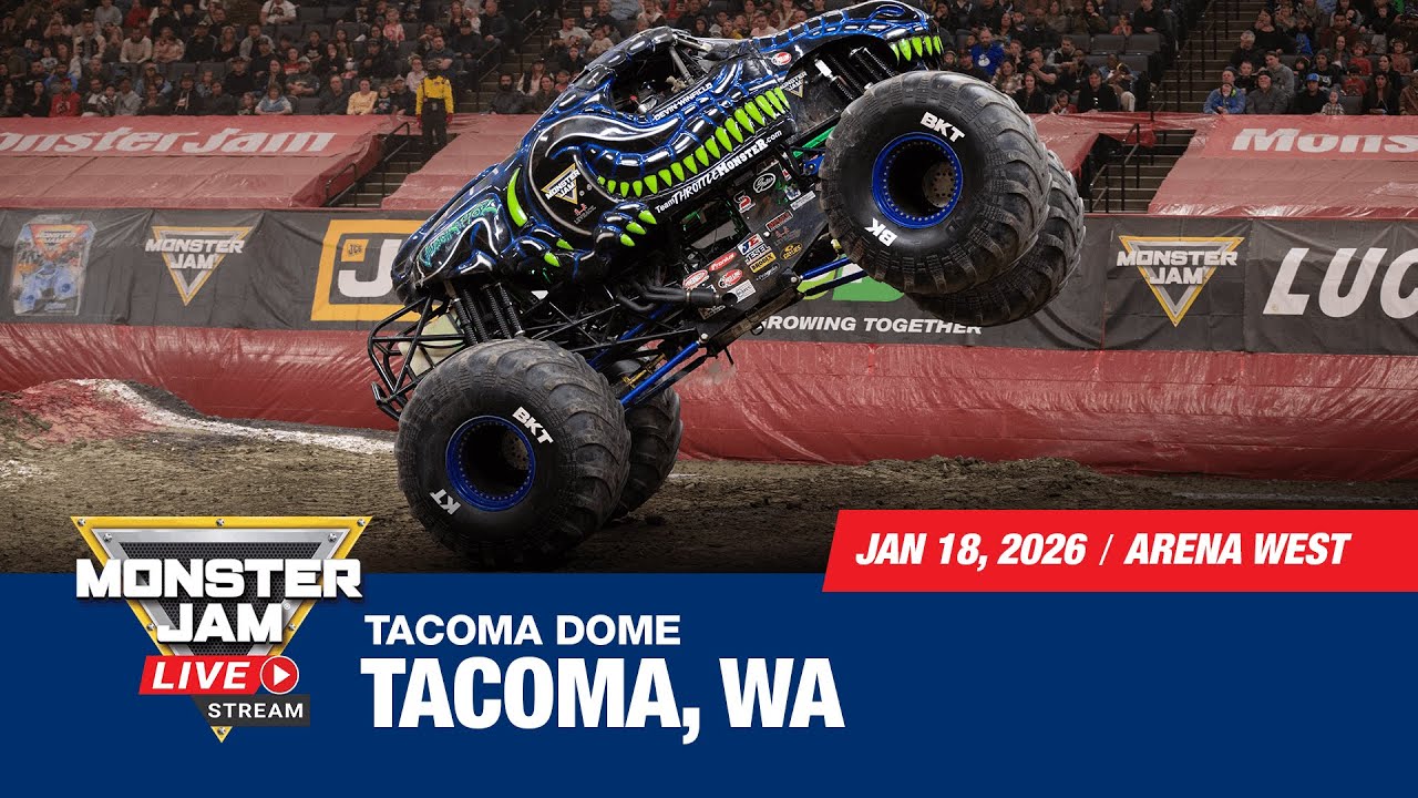 Monster Jam: Tacoma, WA - 4 (Full Event) | Jan 18, 2026 | Arena West