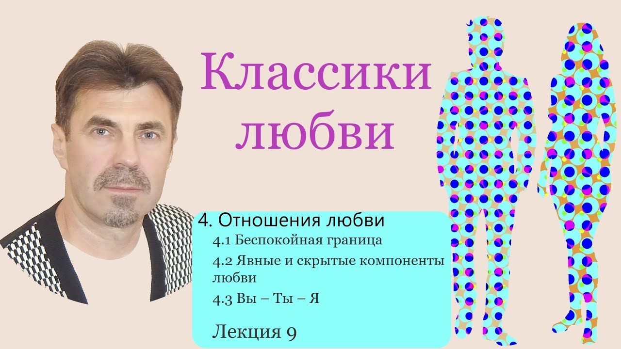 Классики любви. Пространства осознанной любви. 4. Отношения любви. (4.1-4.3) Лекция 9