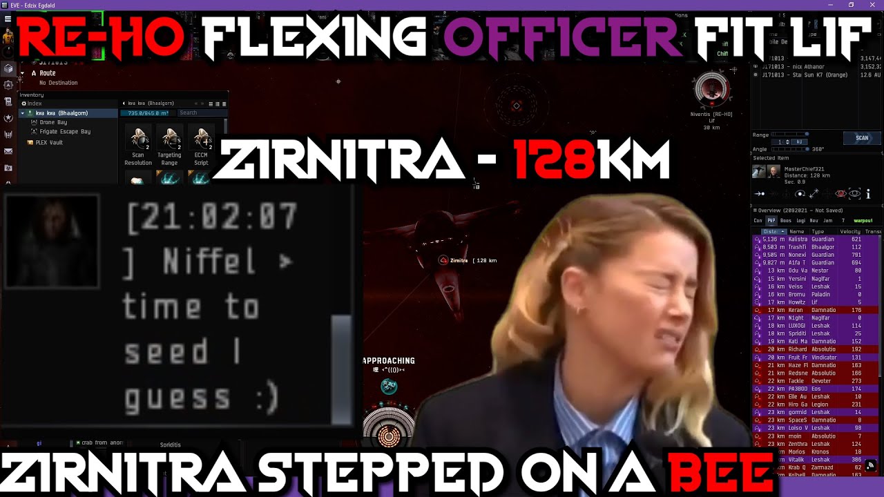 RE-HO Zirnitra stepped on a BEE - RE-VENGERS Part 1, EVE Online Wormhole brawl, Zirnitras, Chaos