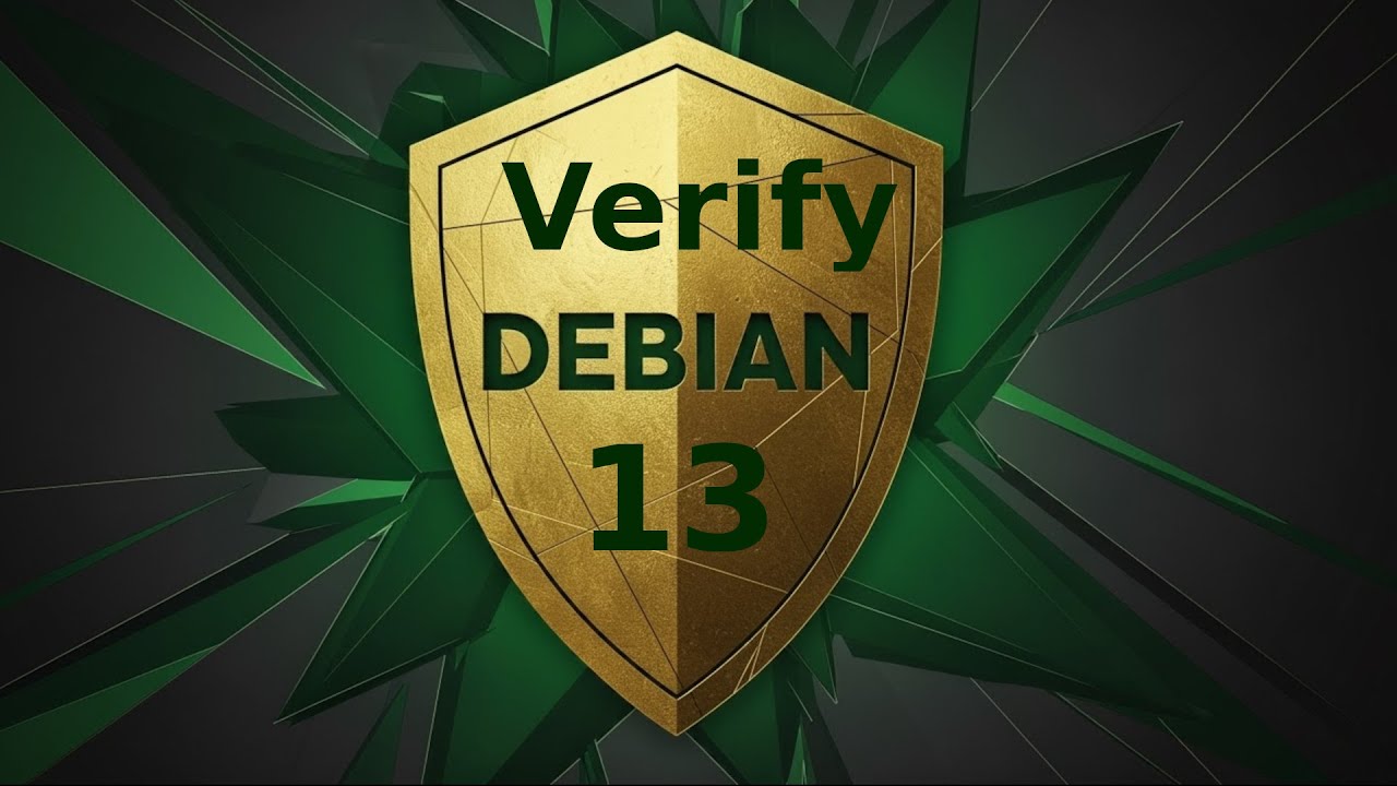Debian 13 verify ISO