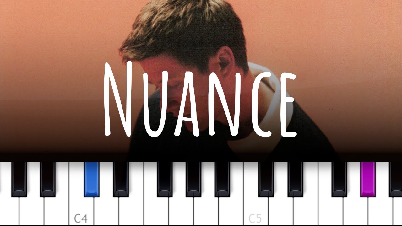 Nuance ~ Alec Benjamin (piano tutorial)