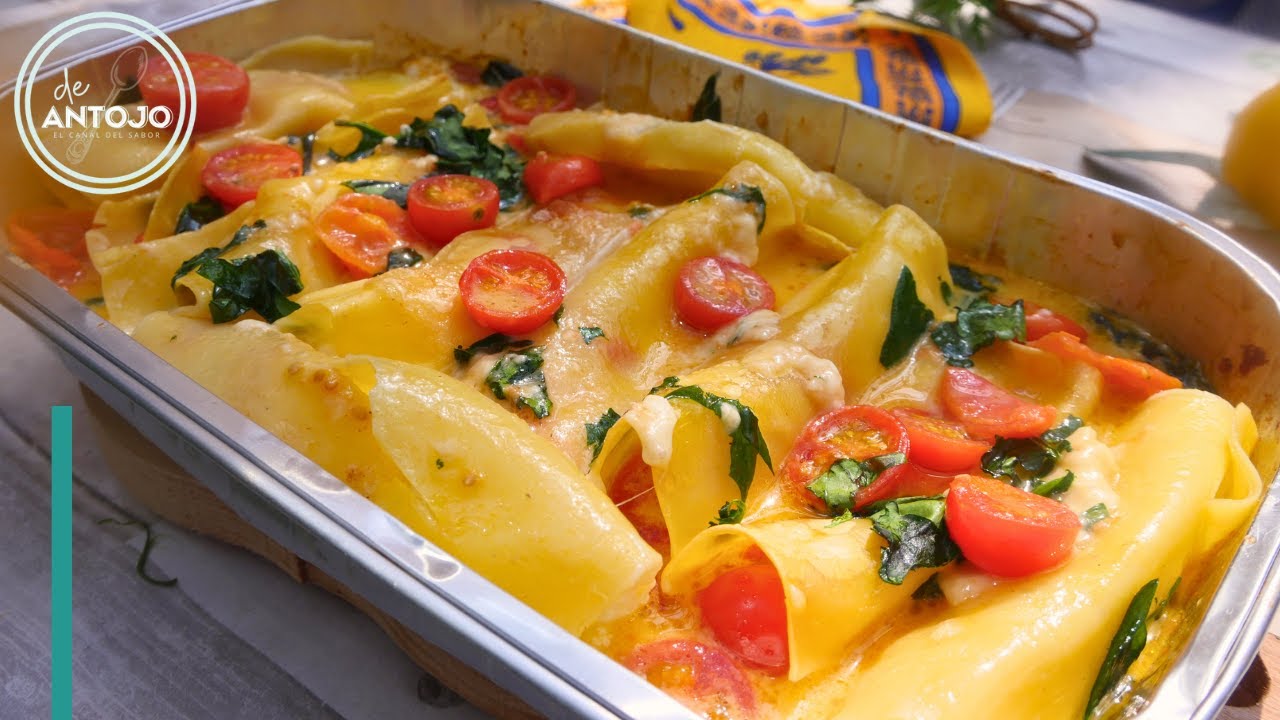 Receta r&aacute;pida de canelones para sorprender a todos