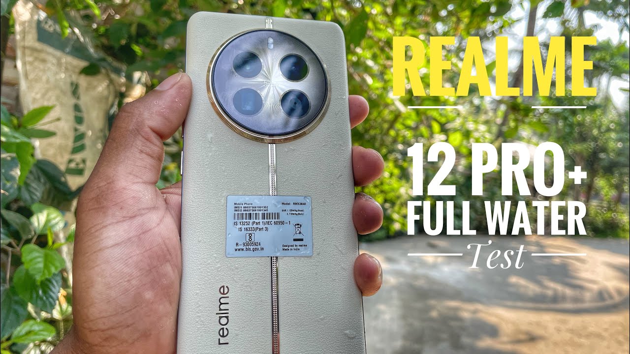 Realme 12 pro+ Full water-resistant Test.#viral #update