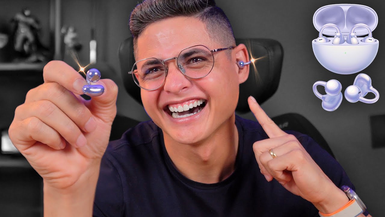 O FONE MAIS LOUCO QUE JÁ TESTEI! HUAWEI FreeClip - Unboxing e Impressões