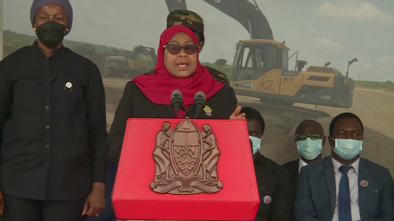 HOTUBA YA MHE. RAIS SAMIA UWEKAJI WA JIWE LA MSINGI UJENZI WA BARABARA YA MZUNGUKO WA NJE, DODOMA