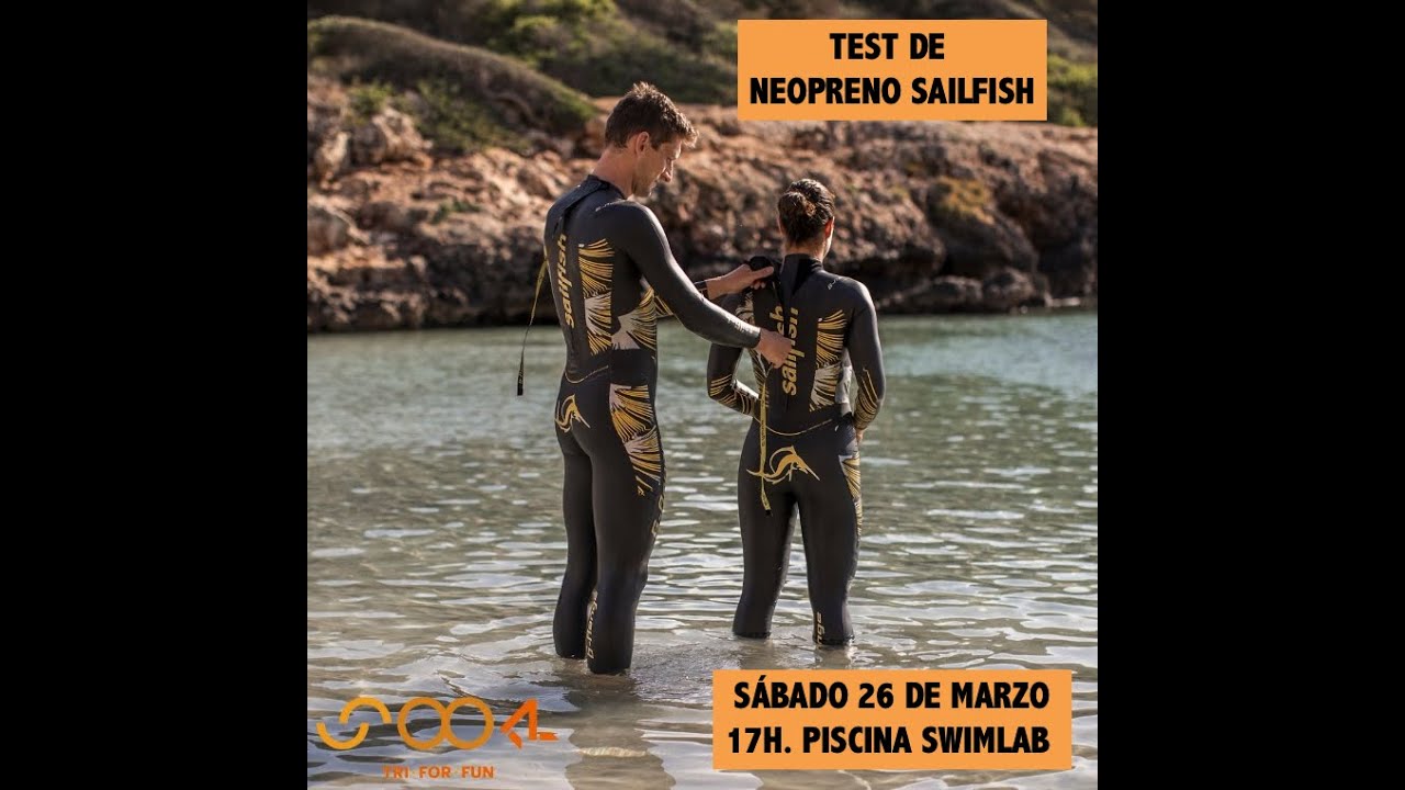 Test de Neopreno sailfish con PROAM TRAINING