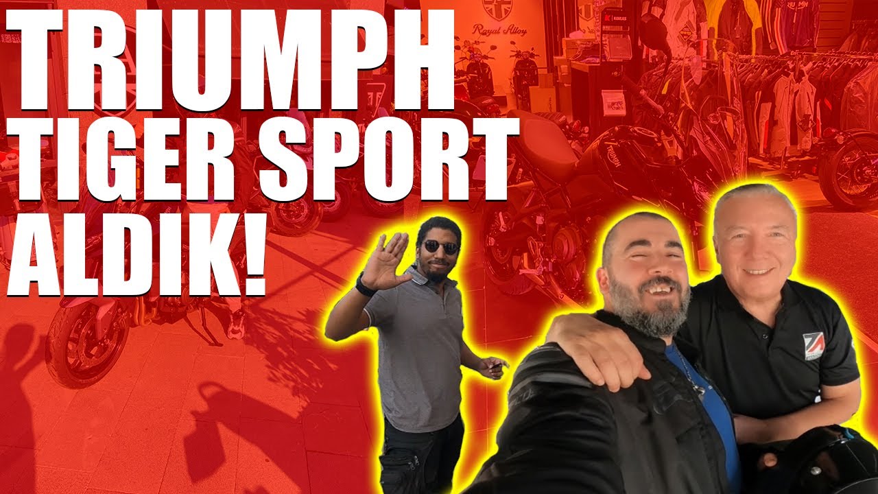 YENİ MOTOSİKLET ALDIK! TRIUMPH TIGER SPORT 660 - APRILIA SR GT 200S