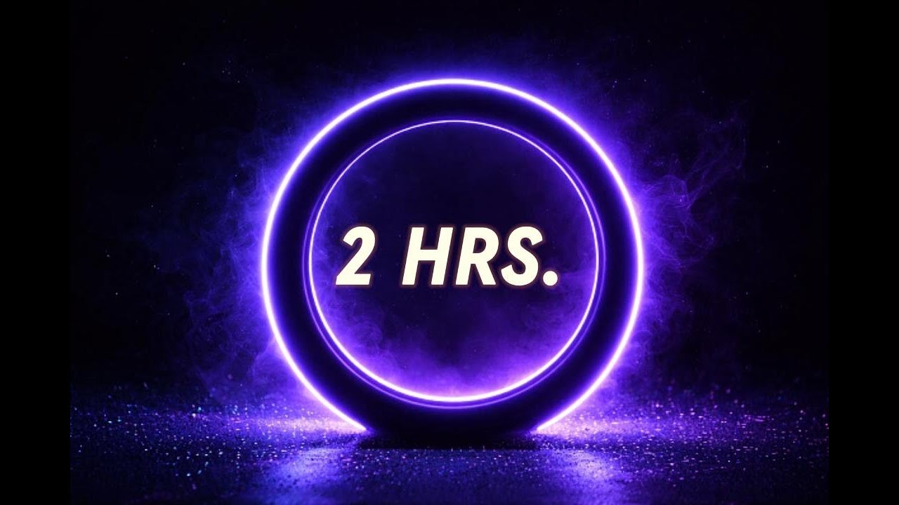 2 Hours Violet Neon Focus Ring | Deep Focus & Mental Clarity