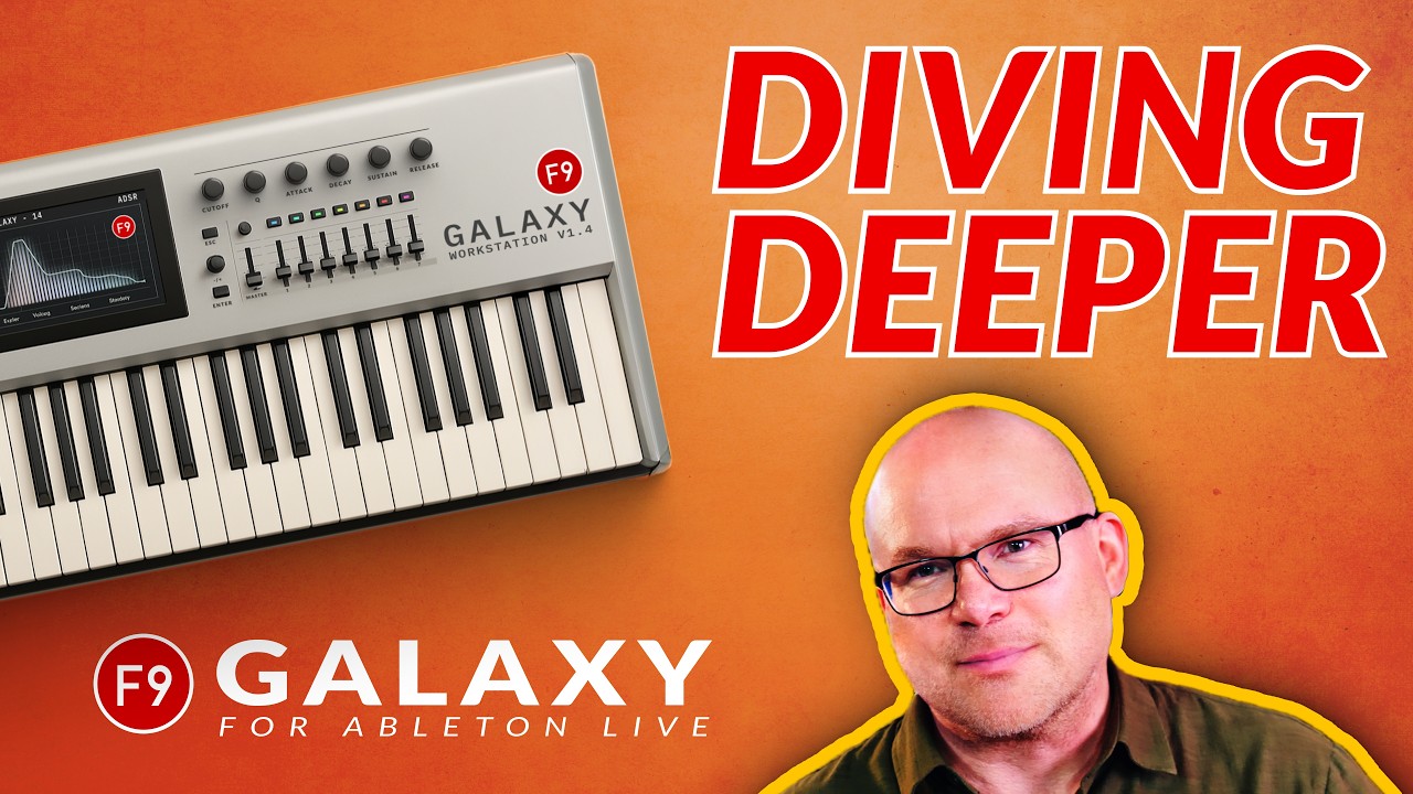 F9 GALAXY for Ableton Live - Deep Dive on Kits, Racks, Demo Templates and Lots of Ableton Tips.
