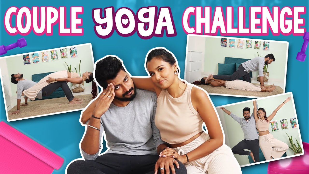 We Tried COUPLES YOGA😂 / Mridul & Aditya