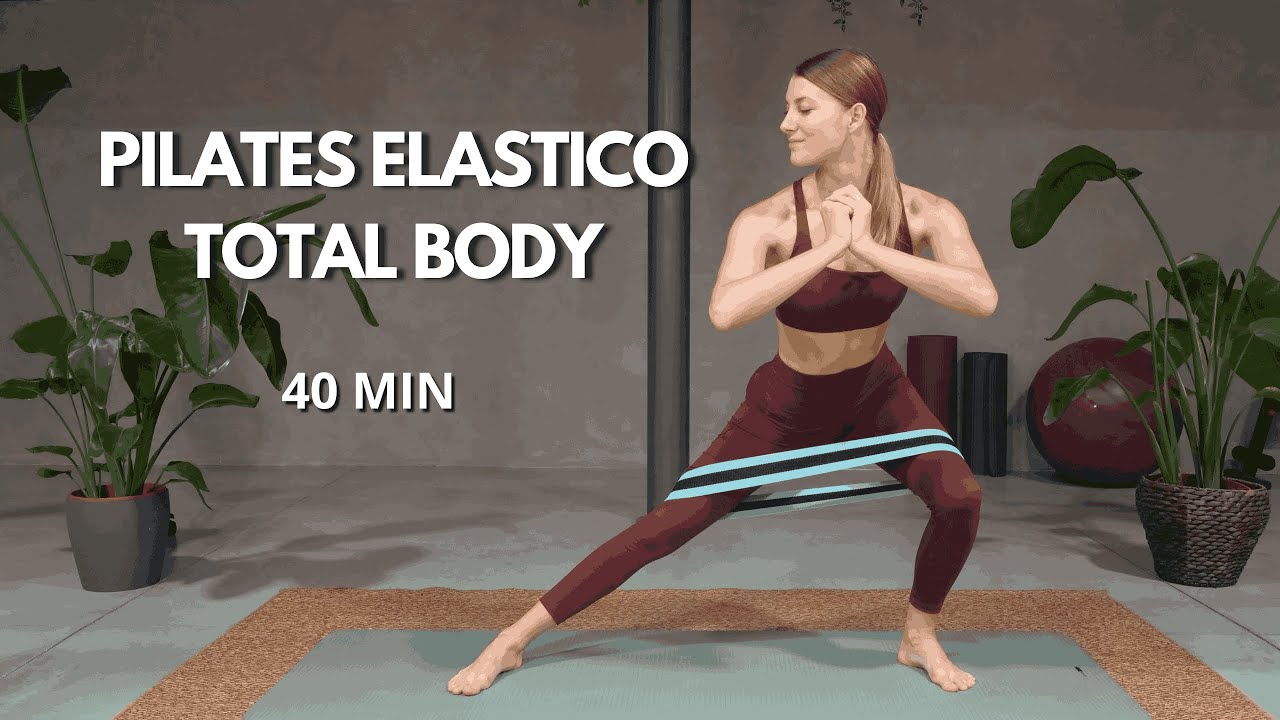 40 MIN ENERGY PILATES + ELASTICO || TOTAL BODY WORKOUT || Intermediate level