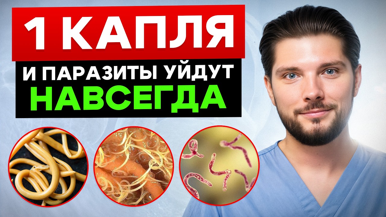 Как ЛЕГКО избавиться от ПАРАЗИТОВ в домашних условиях?