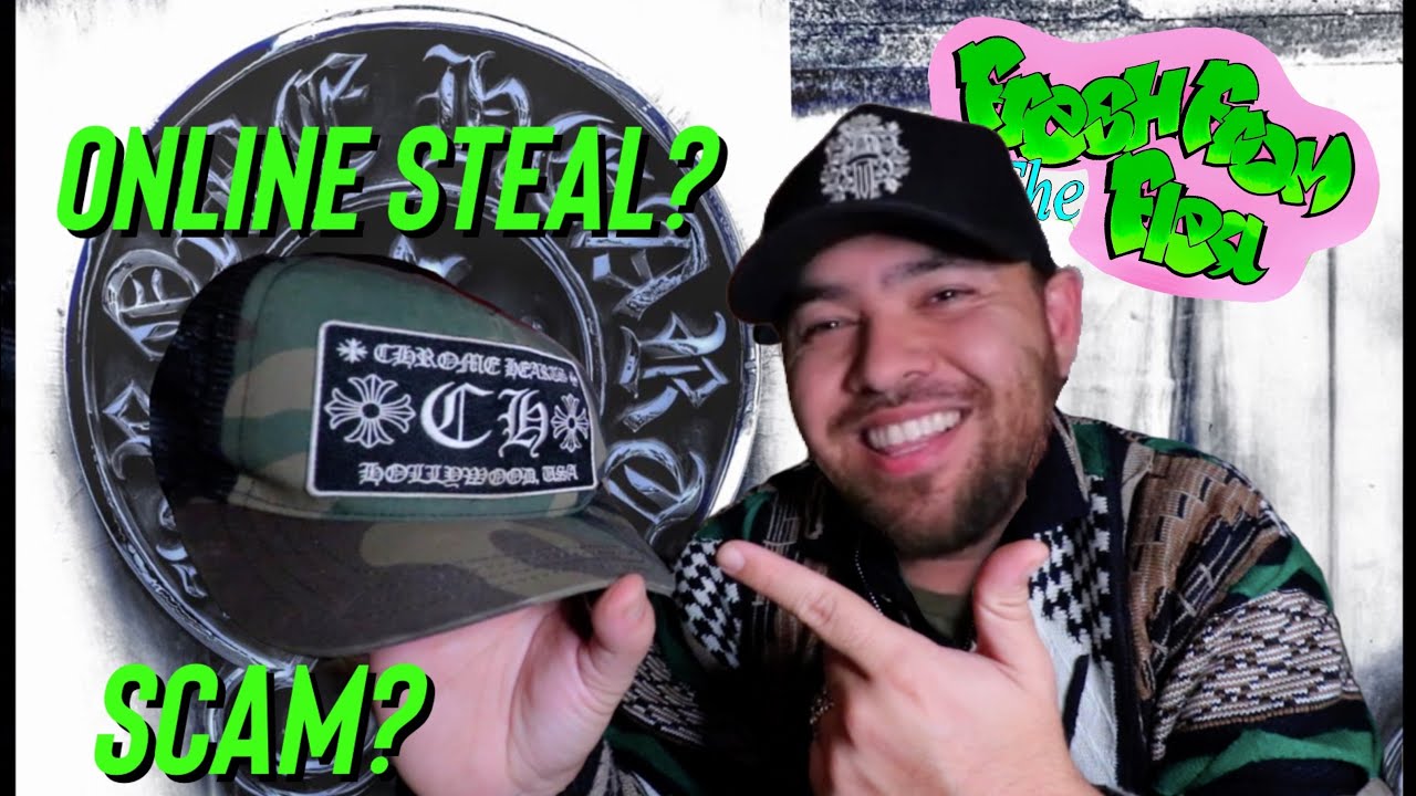 SCAM? OR COME UP? chrome hearts camo trucker