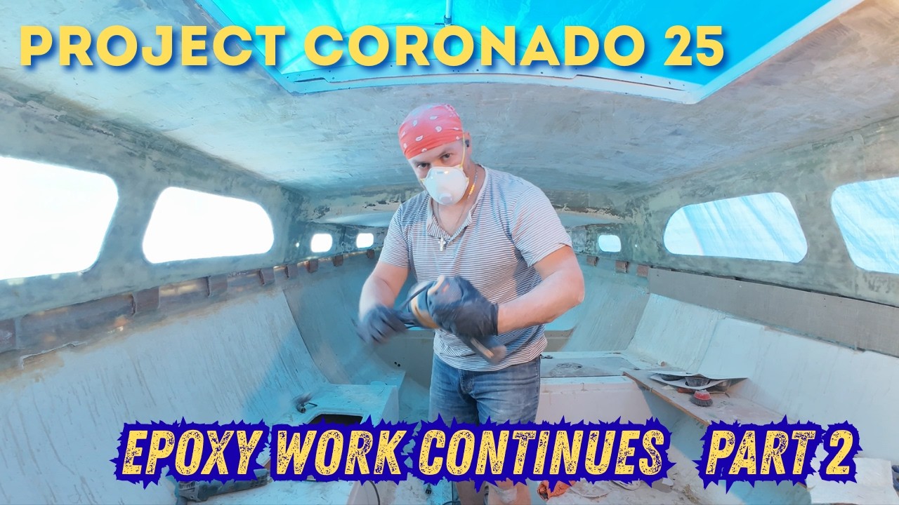 Epoxy Work Inside the Boat Cabin | Part 2