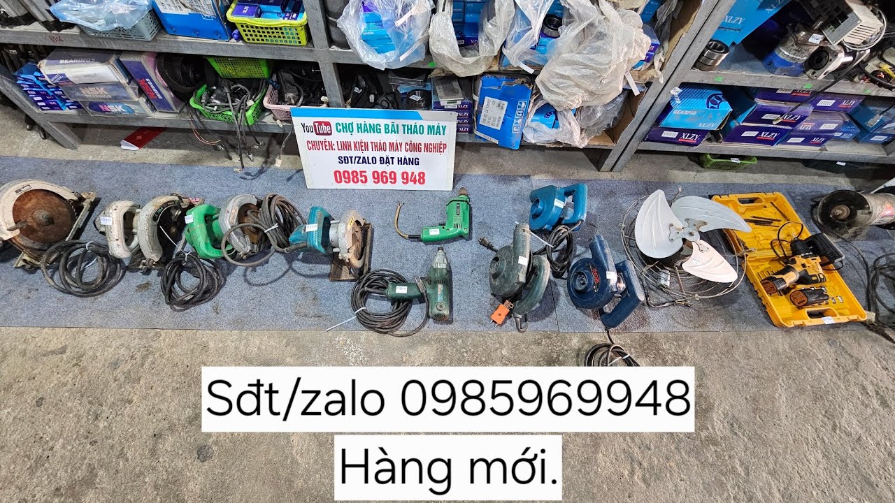 (10/3) Thanh lí đồ Nhật bãi máy cầm tay, cắt nhôm, thổi điện,... các loại cho ace. Sđt 0985969948