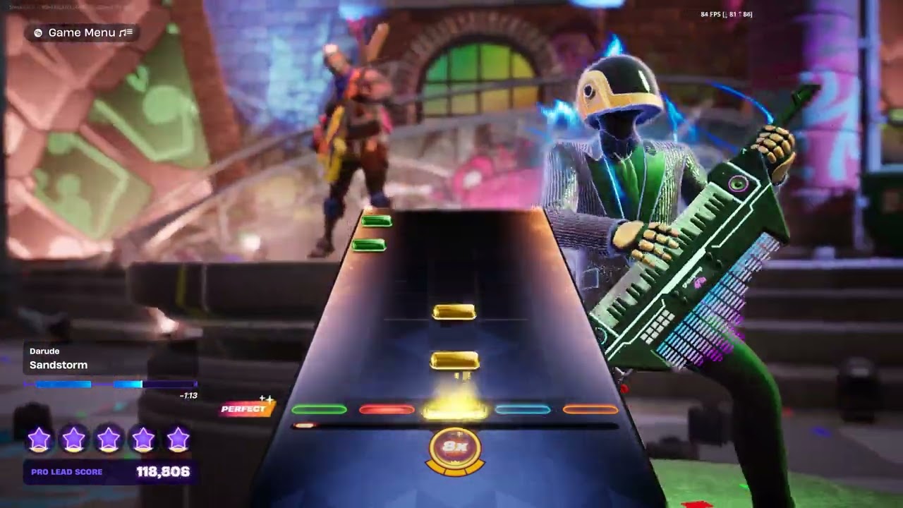 Fortnite Festival S10 - Sandstorm - Expert Pro Lead FC