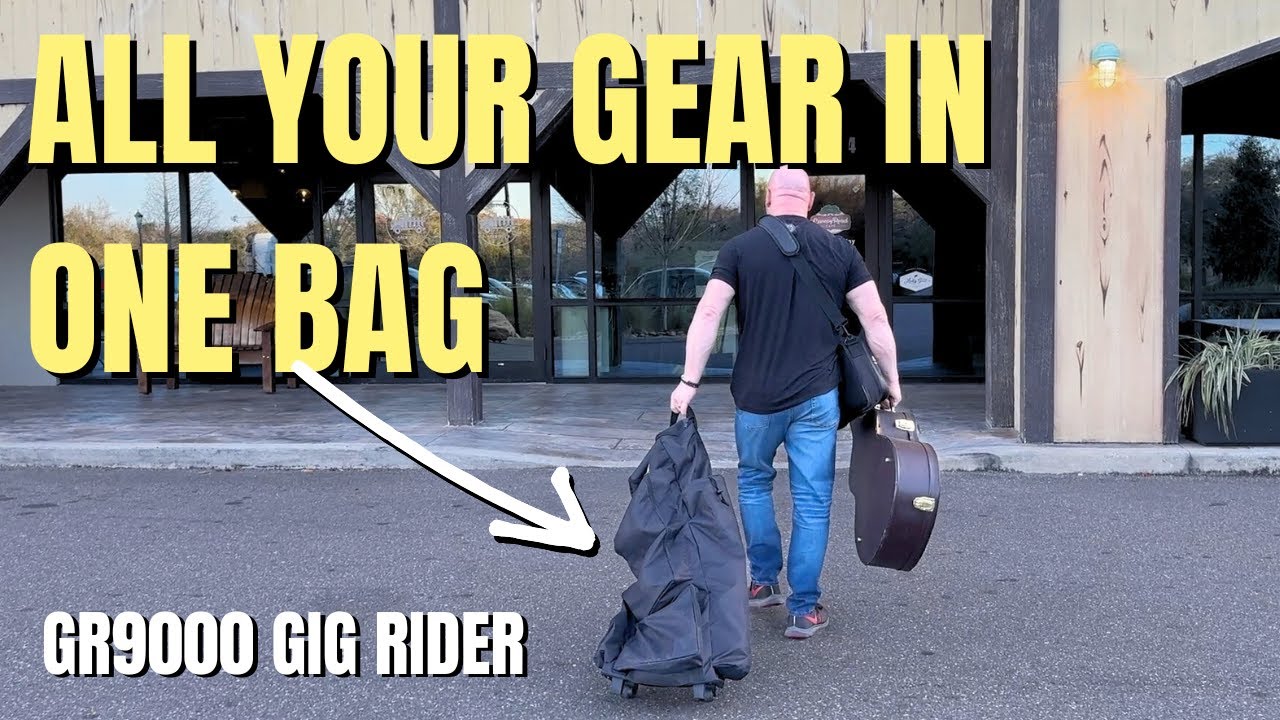 Music Gear Bag for Live Gigging Musicians (On-Stage GR9000 Gig Rider)