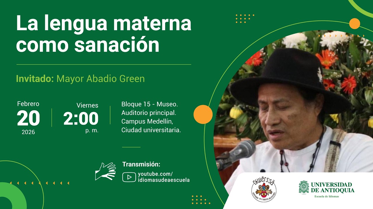 La lengua materna como sanación. Mayor Abadio Green