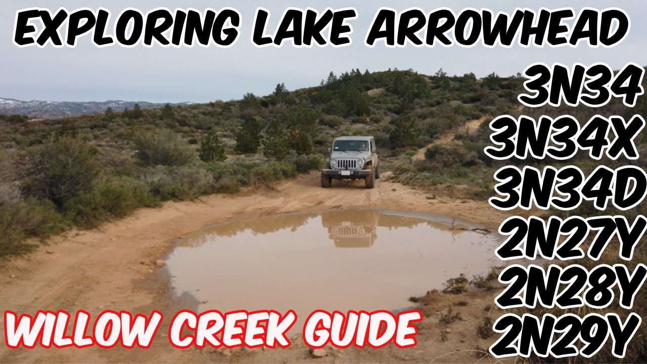 Exploring Willow Creek Jeep Trail 3N34 to Devil's Hole (3N34D) Also 2N27Y, 2N28Y & 2N29Y