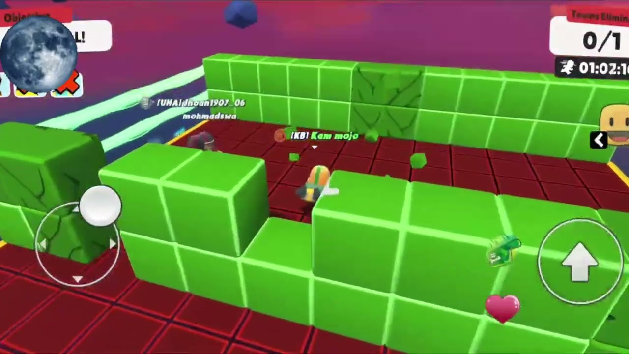 Luna and Luming play stumble guys