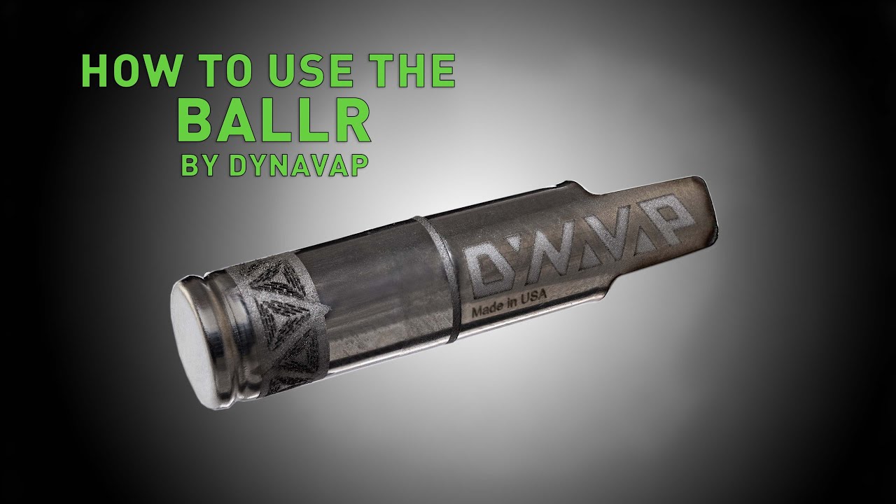 How to use the DynaVap BallR