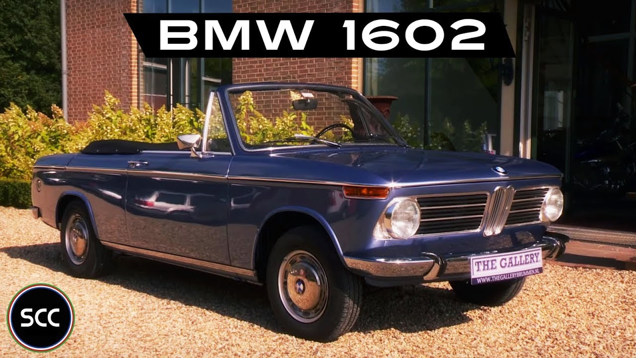 BMW 1602 Cabriolet 1971 - Modest test drive - Engine sound | SCC TV