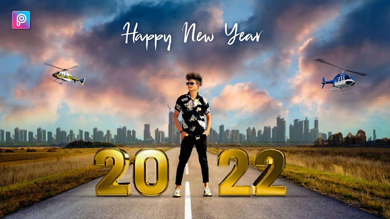 New Year 2022 ✨ - PicsArt Photo Editing Tutorial  - Xyaa Edits🔥