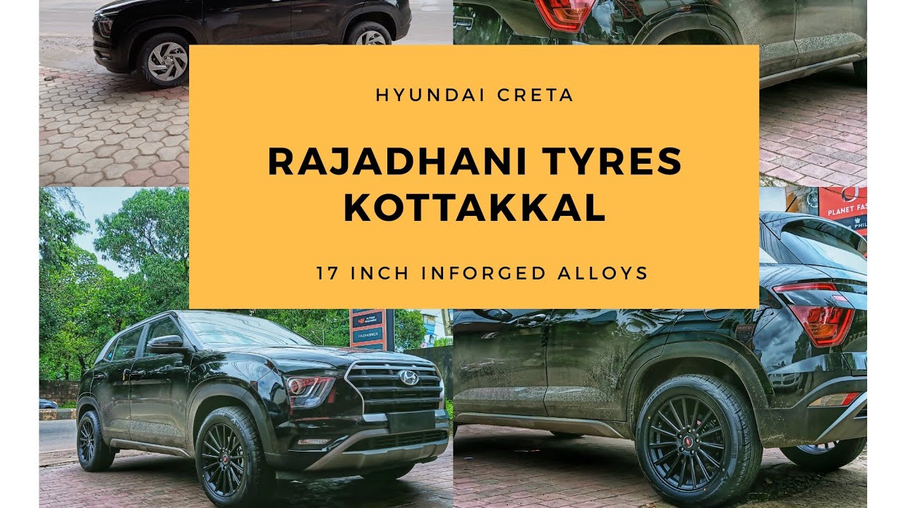 Hyundai New Creta 2020 Modified.17 inch inforged concave alloy wheels 235 55 R 17 Momo tyres. sporty