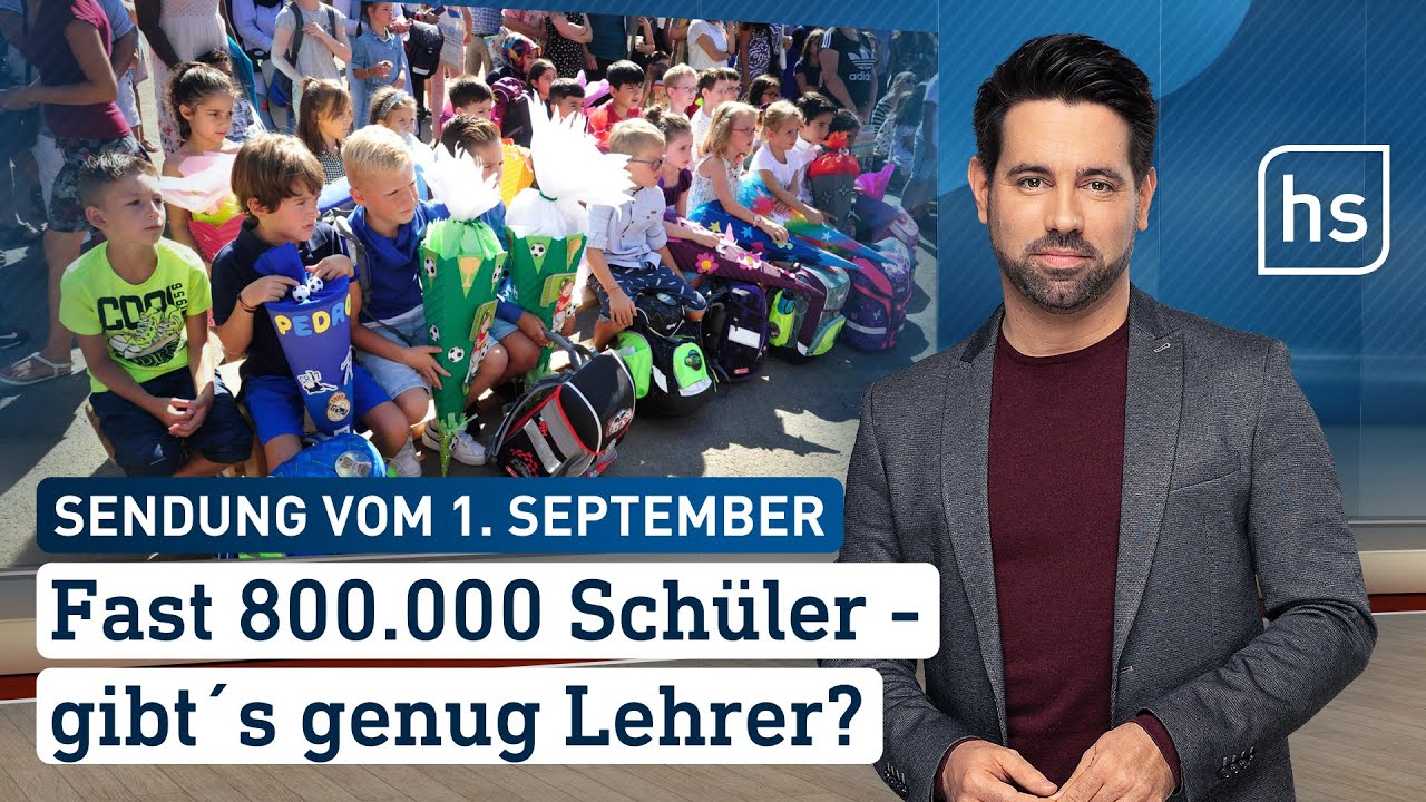 Fast 800.000 Schüler - gibt´s genug Lehrer? | hessenschau vom 01.09.2023