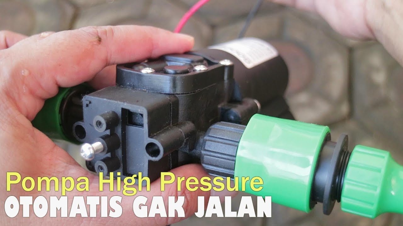 Tips Mudah Mengatasi Pompa High Pressure Mini Tidak Bisa Mati / Otomatisnya gak berfungsi