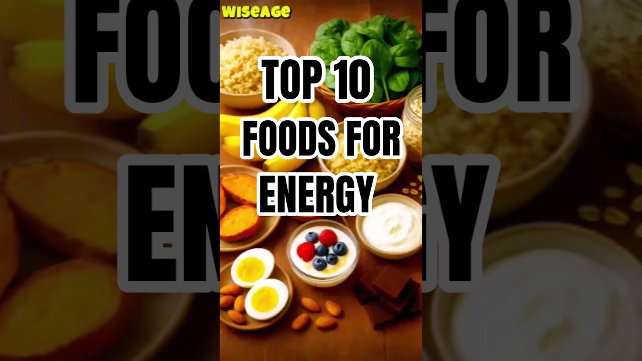 Boost Your Energy After 50 with These Top 10 Superfoods! #HealthyAging #EnergyBoost