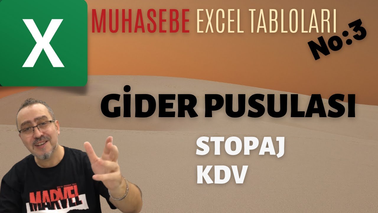 Excel Gider Pusulası (Brütten Nete) [Muhasebe Excel Tabloları -3]