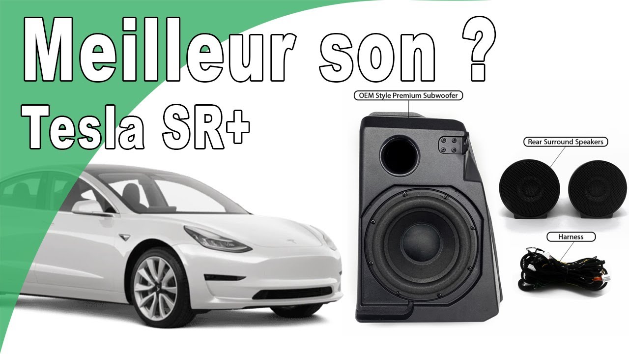 HANSSHOW AMELIORATION AUDIO TESLA MODEL3 SR+ MONTAGE ET TESTS