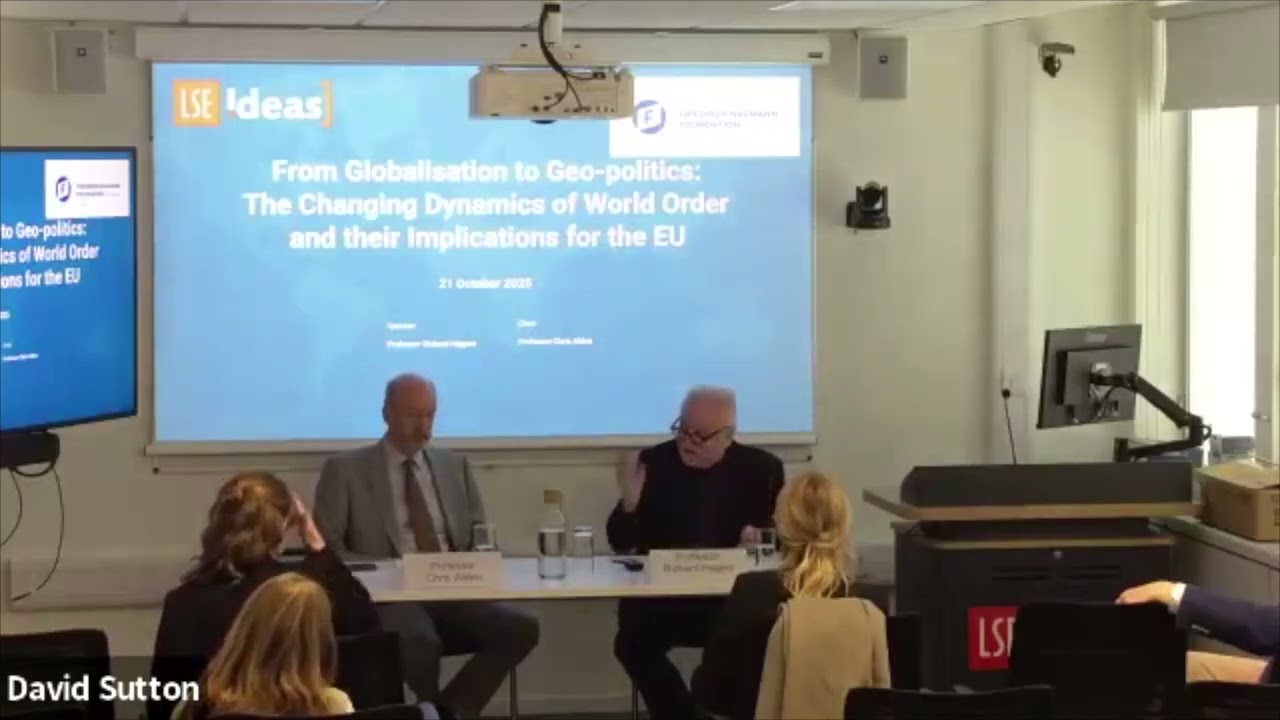 Globalisation to Geo-politics: Changing Dynamics of World Order and their Implications for the EU