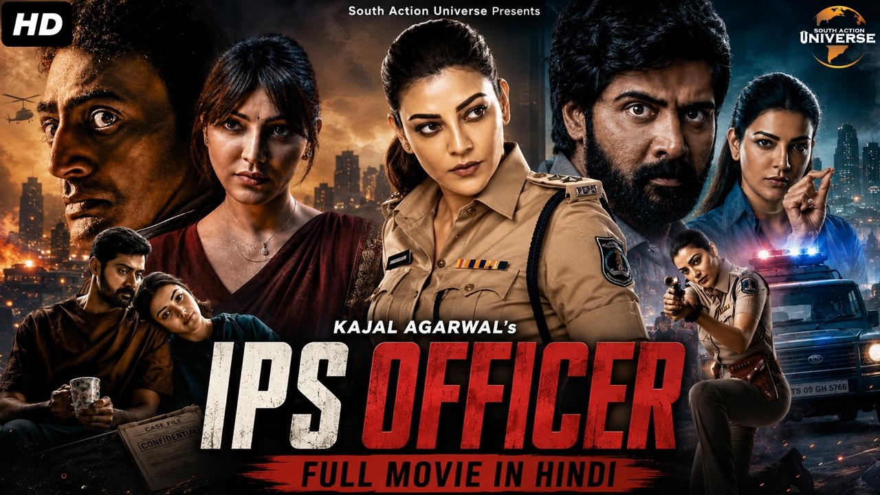 Kajal Agarwal's IPS OFFICER - Hindi Dubbed Full Movie | Naveen Chandra, Prakash Raj | South Movie