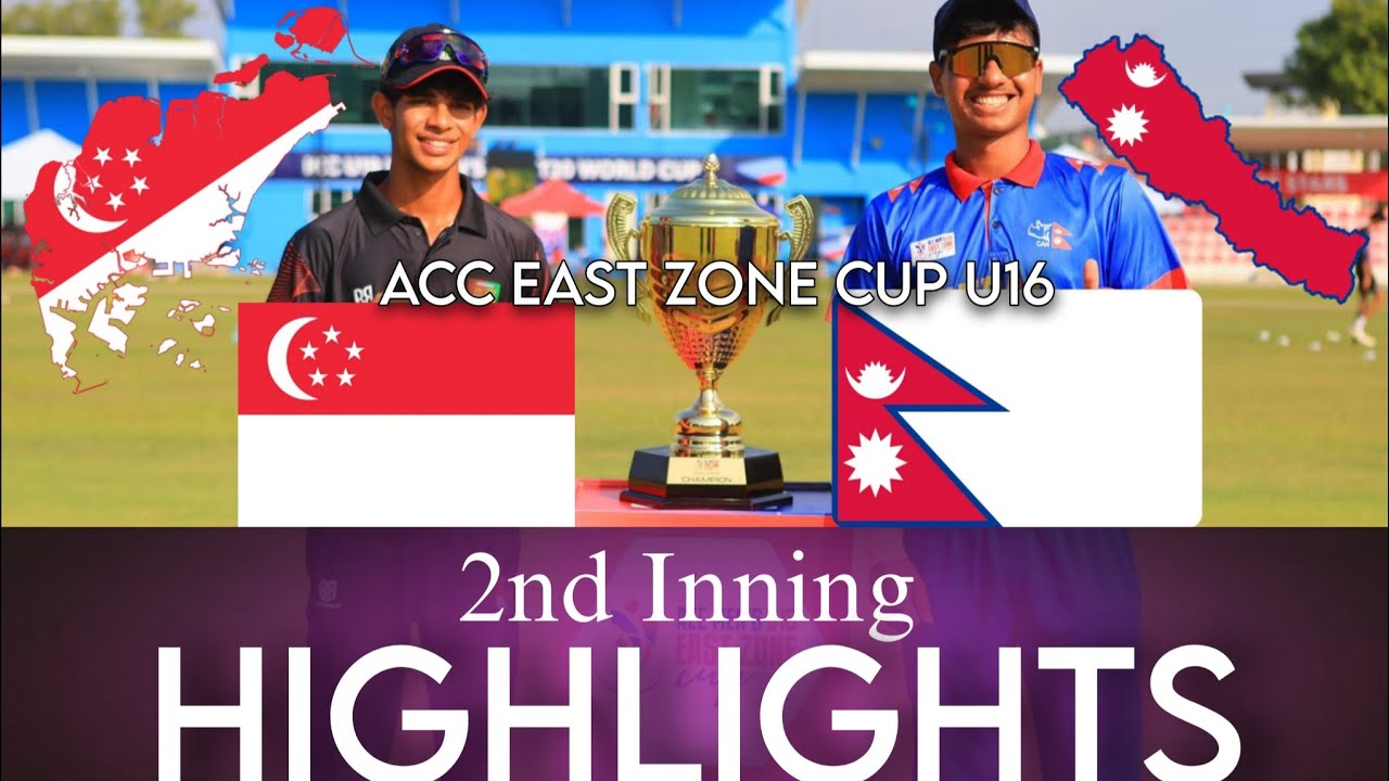 💥 Nepal vs Singapore! 2nd Innings #Highlights | ACC Men&rsquo;s #U16 2025 #accmens #cricketnepal