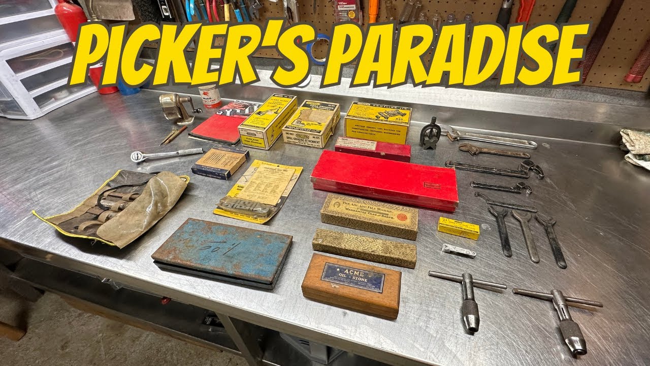 Vintage Woodworking & Machinist Haul - Craigslist Tool Tour!