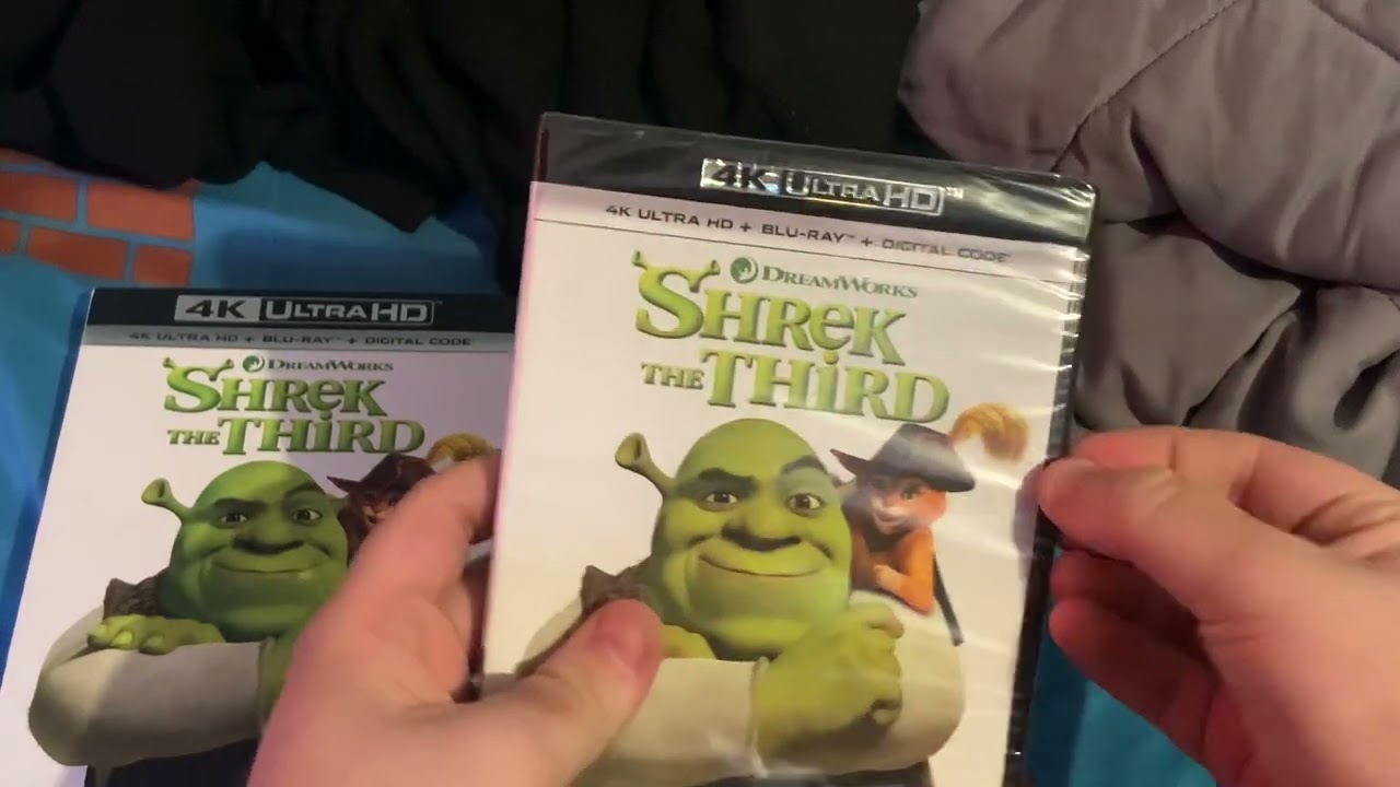 Распаковка фильма «Шрек Третий» в формате 4K Ultra HD