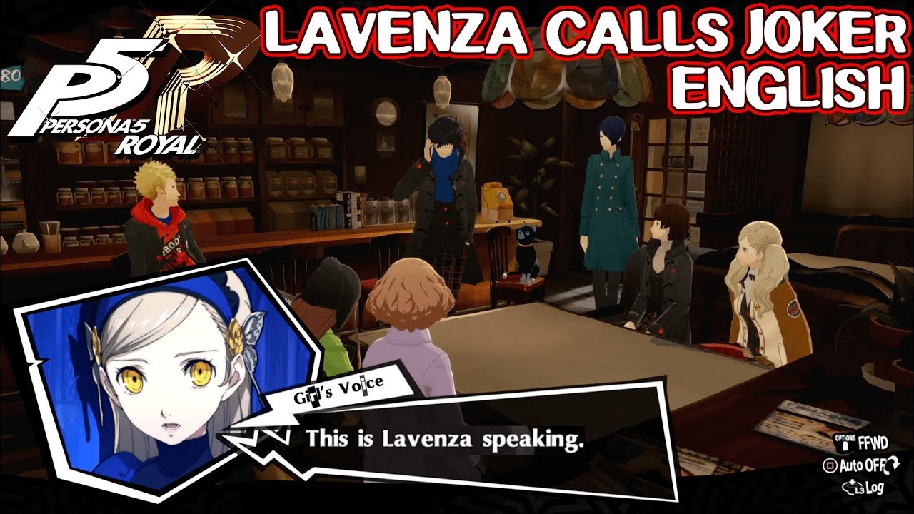 Lavenza Calls Joker - Persona 5 Royal