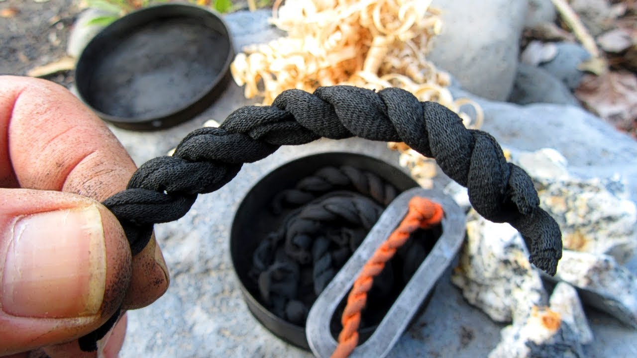 Make Better Char Cloth: Twist Before Charring