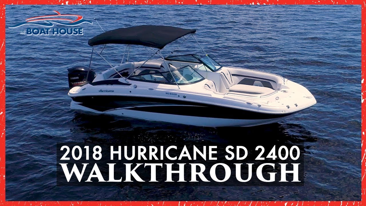 Hurricane Boats: A Walkthrough on the 2018 2400 Deck Boat!