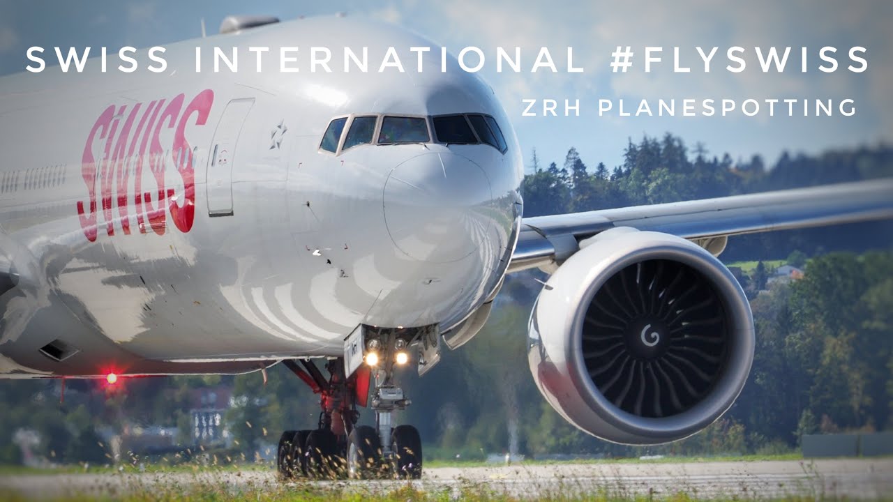 Swiss International #FlySwiss #A220 #A320 #A321 #A330 #B777 ZRH Planespotting Action September 2019