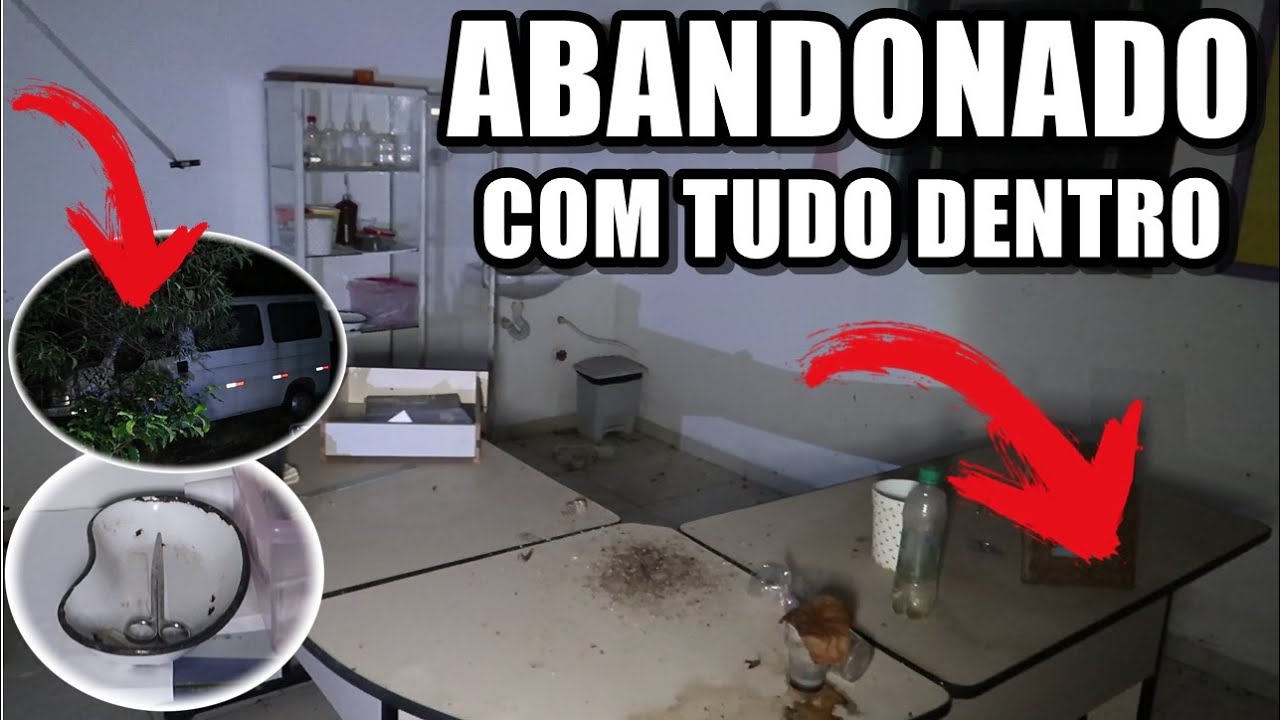 MANICÔMIO ABANDONADO COM TUDO DENTRO