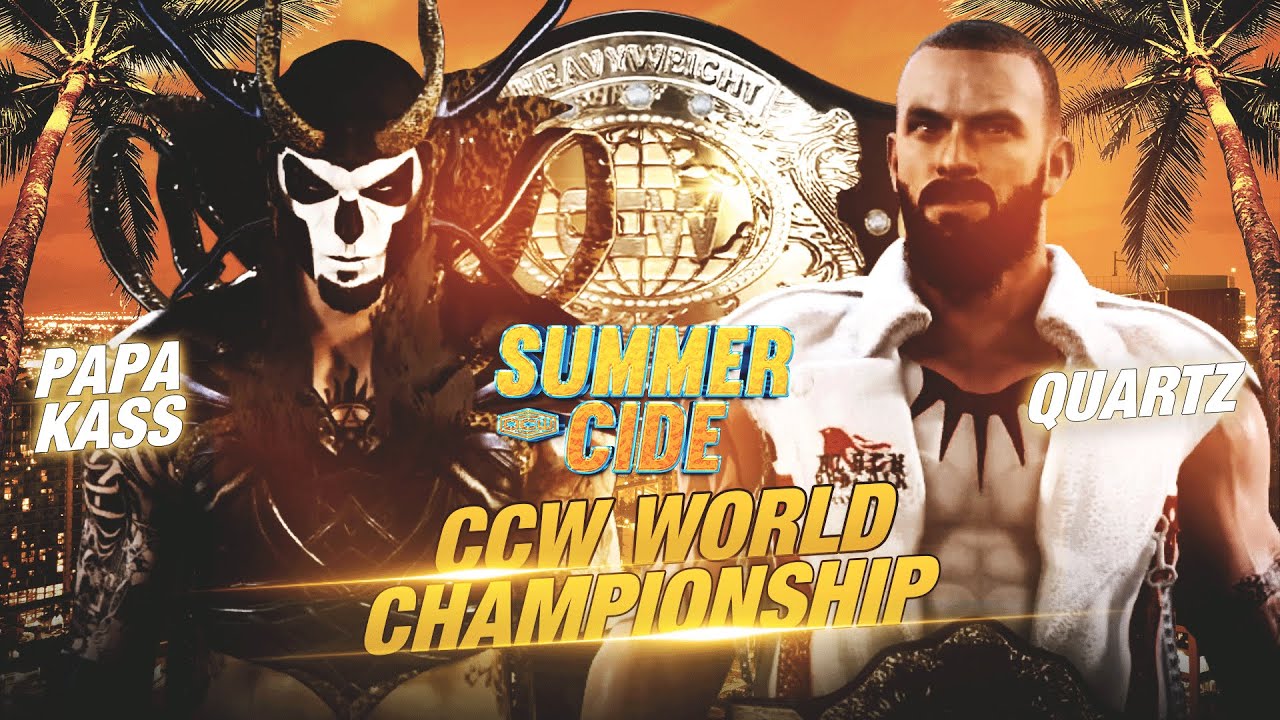 OCW Summercide: MAIN EVENT - CCW Title - Kassidy Hayes vs Quartz [WWE 2K22 Online] (w/Commentary)