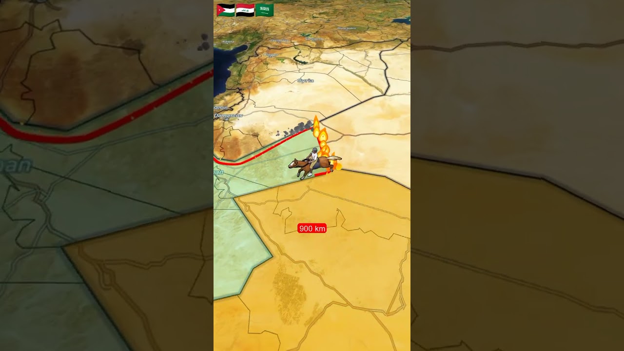 Boundary of Jordan #urdan #jordan #amman #palestine #iranisraelwar #iraq #border #syria #map #travel