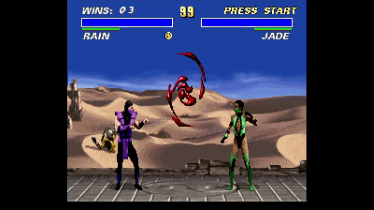 Ultimate Mortal Kombat 3 Deluxe (SNES Hack) Rain Playthrough