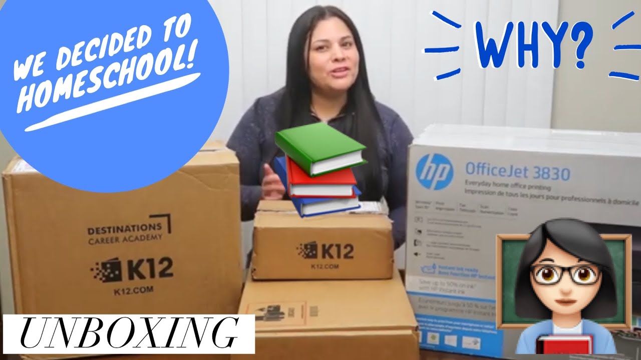 We decided to homeschool|Unboxing of materials📚K12 learn