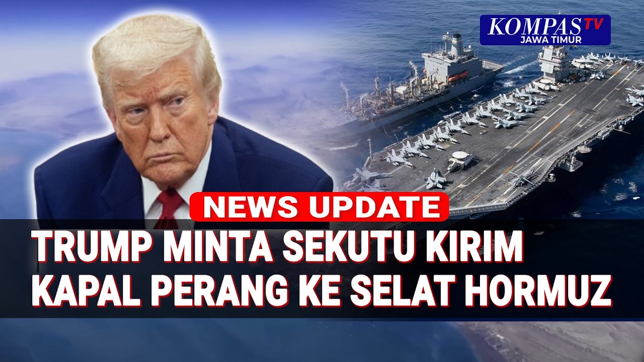 Trump Minta 7 Negara Sekutu Kerahkan Kapal Perang Tembus Blokade Iran di Selat Hormuz